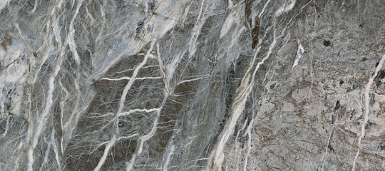Fototapeta na wymiar Rainforest blue-grey marble texture background with white curly veins, marble stone texture for digital wall tiles, Rustic rough marble texture, Matt granite ceramic tile. 
