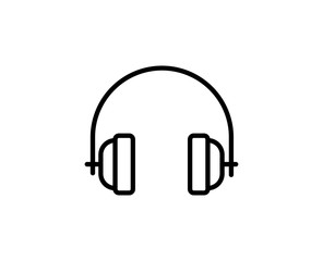 Headphones line icon