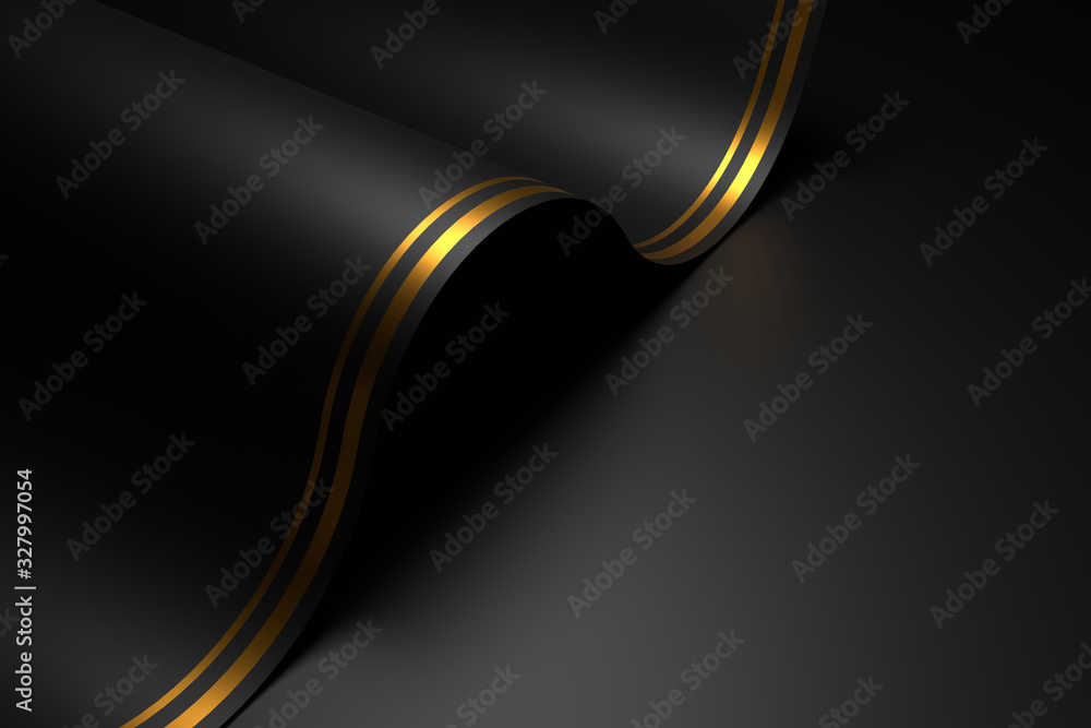 Wall mural abstract background with luxury concepts. 3d rendering.