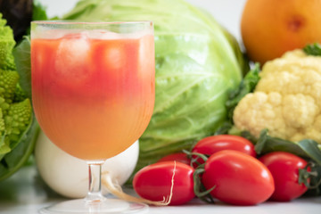 野菜ジュース(アップ)