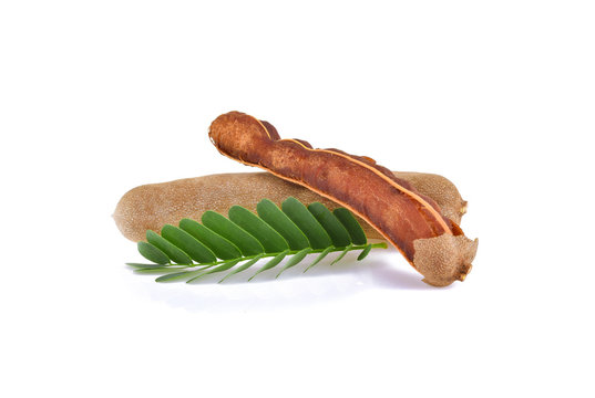 tamarind isolated on white background