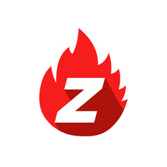 INITIAL LETTER WITH FIRE EMBLEM