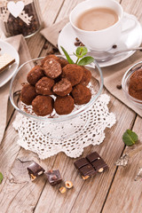 Chocolate truffles.