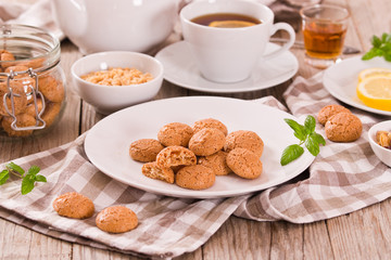 Amaretti cookies.