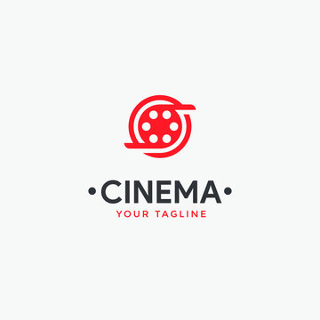  cinema logo template,Film Equipments. Good symbol design for Movie Maker