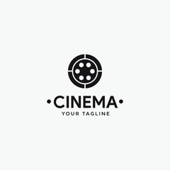  cinema logo template,Film Equipments. Good symbol design for Movie Maker
