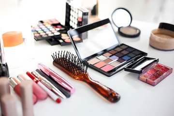 Collection beauty accessories,Fashion beauty product.