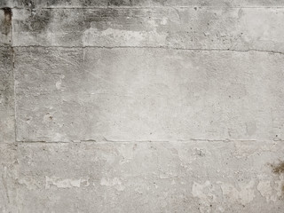Concrete walls with abstract patterns