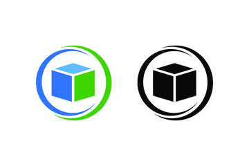 Box distribution logo design concept, very suitable in various business purposes, also for icon, symbol and many more.