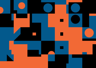 Deconstructed Abstract Vector Pattern Design