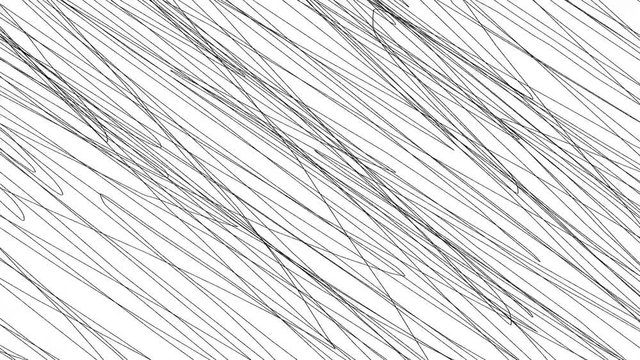 Scribble element effect of drawing speed animation