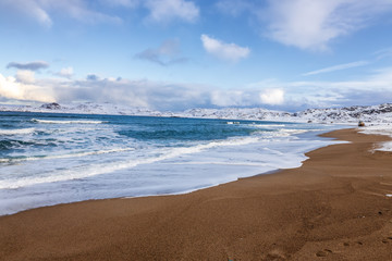 Coast of the Arctic ocean, Teriberka, Russia