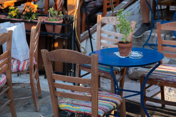 Fototapeta na wymiar cafe in Athens