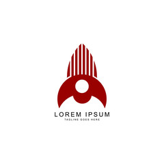 rocket logo template