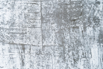 Old white concrete texture wall with grunge and scratched. Retro and vintage background.