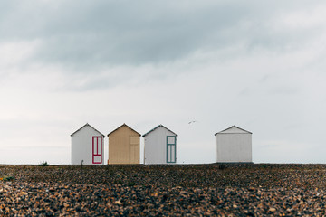 beach huts at the beach