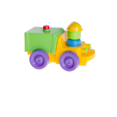Toy or toys car with concept on the background new.