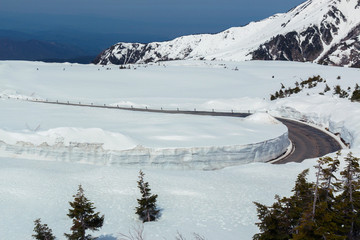 Tateyama Kurobe Alpine Route and Beautiful landscape