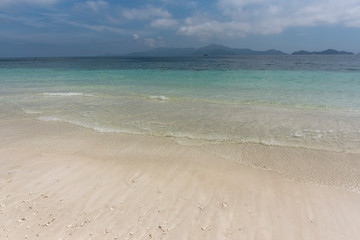 the beach in Myanmar 