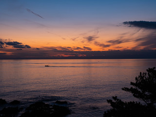Obraz premium 荒崎公園 - 夕景