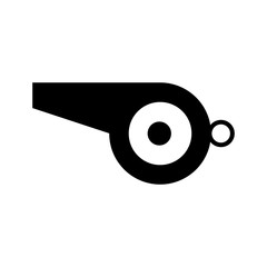 soccer referee whistle icon vector