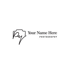 Py Initial Signature Photography Logo