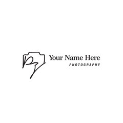 Pz Initial Signature Photography Logo