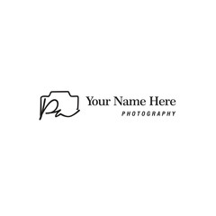 Pa Initial Signature Photography Logo