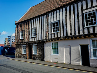 A city centre traditional Tudor style property with wooden beams 
