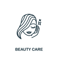 Beauty Care icon from spa therapy collection. Simple line element Beauty Care symbol for templates, web design and infographics