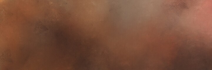 brown, indian red and pastel brown colored vintage abstract painted background with space for text or image. can be used as horizontal background graphic