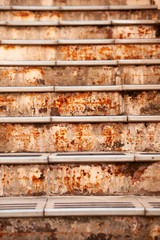 錆びた階段