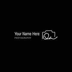 Qa Initial Signature Photography Logo