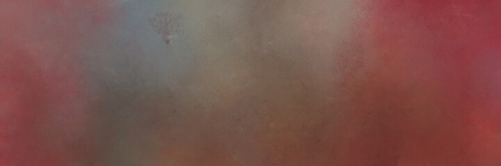 Fototapeta premium abstract painting background graphic with pastel brown, gray gray and moderate red colors and space for text or image. can be used as horizontal background texture