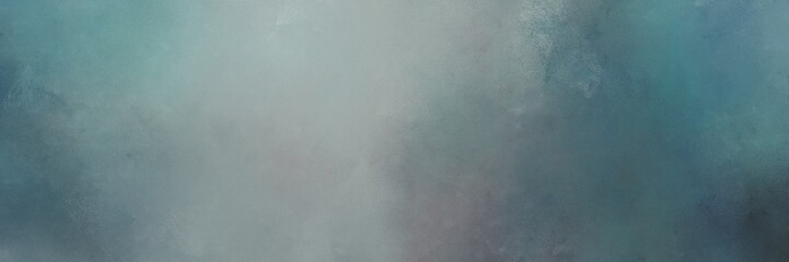 vintage abstract painted background with slate gray, dark gray and dark slate gray colors and space for text or image. can be used as horizontal header or banner orientation