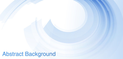 Abstract blue wavy curved lines Geometric background.