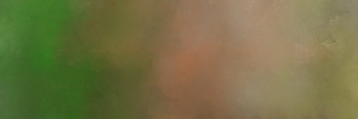 abstract painting background texture with pastel brown and dark olive green colors and space for text or image. can be used as header or banner
