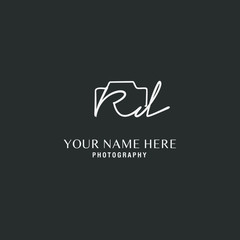 Rd Initial Signature Photography Logo