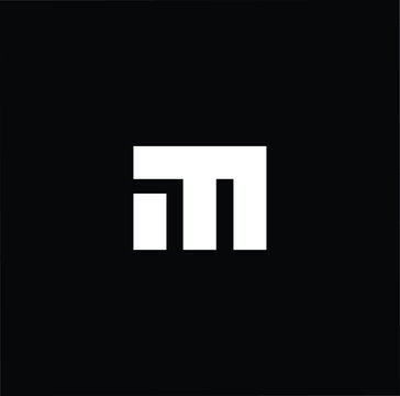 Initial based modern and minimal Logo. M MF FM letter trendy fonts monogram icon symbol. Universal professional elegant luxury alphabet vector design