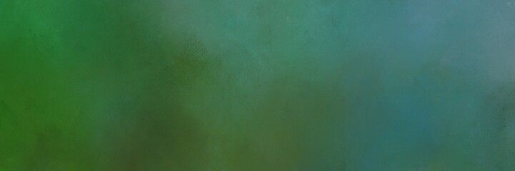 vintage abstract painted background with dark slate gray, blue chill and teal blue colors and space for text or image. can be used as horizontal header or banner orientation