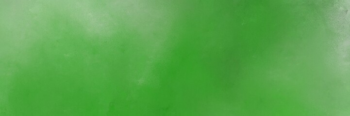 abstract painting background texture with moderate green, sea green and dark sea green colors and space for text or image. can be used as horizontal background texture