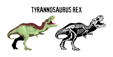 Tyrannosaur Rex Vector Illustration © Macrovector