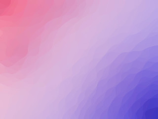 Fototapeta premium Gradient violet and pink color iIlustrated wave
