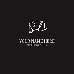Sl Initial Signature Photography Logo