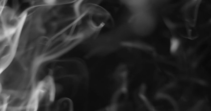 Realistic smoke against dark background UHD Footage