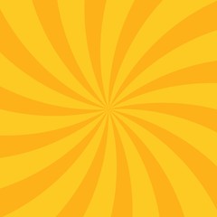 Obraz premium Sunlight wide horizontal background. Orange color burst background. Vector illustration.