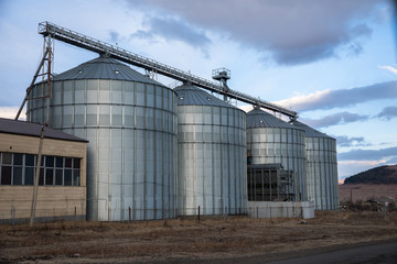 Obraz premium granaries for storing cereal grains