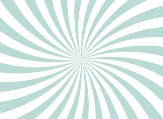 Sunlight swirl rays wide background. blue and white spiral burst wallpaper.