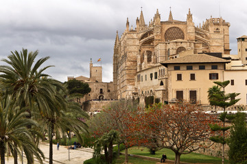 Fototapeta na wymiar Kathedrale der Heiligen Maria, Mallorca