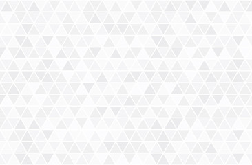 Abstraktes Retro-Muster von Dreiecksformen. Weißer dreieckiger Mosaikhintergrund. Geometrische Hippie-Hintergrund-Vektor-Illustration.